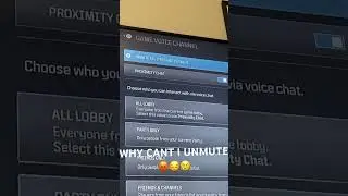 WHY CANT I UNMUTE #MW3 #MW2 @ActivisionGames @CallofDuty I can&rsquo;t mute or unmute myself!