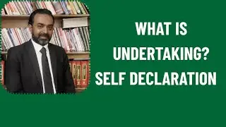 WHAT IS UNDERTAKING IN LAW|SELF DECLARATION|PROMISE|STATEMENT|ABSOLUTE OBLIGATION|