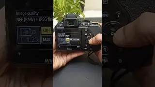 Nikon D3500 camera settings for image quality #shorts #dslr #nikon
