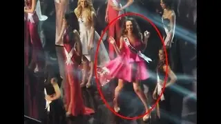ADORABLE! Miss Netherlands Zoey Ivory Dances It Off At The Stage In The 65th Miss Universe