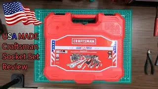 Набор торцевых ключей Craftsman, произведенный в США. Возможно, это последний набор, когда-либо п...