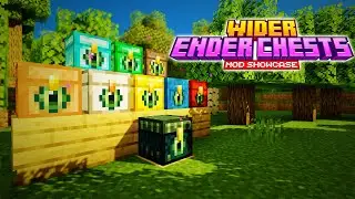 Minecraft: WIDER ENDER CHESTS MOD | Minecraft Mods Showcase 1.21.1+