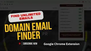 Find Unlimited Emails with Domain Email Finder Chrome Extension | Extract Emails Instantly
