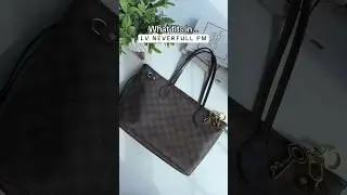 Millennial what fits in my Louis Vuitton Neverfull PM #asmr #wimb #luxury #louisvuitton #neverfull