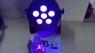 HY-W3012 Newest waterproof battery wireless smart ARC slim par with the newest control systerm
