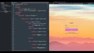 Animated Login Form Using HTML & CSS - ASMR Programming  | No Talking | Code With Thiago