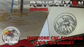 Incisione CNC su legno compensato, ideale per gadget multigaming! - R3volution Gaming