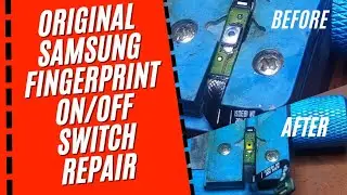 Original Samsung Fingerprint ON/OFF Switch Repair #mobilerepairingreels #fingerprintrepair #repair