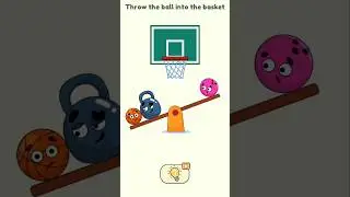Dop 2 (Delete One Part) Throw the ball into the basket #shorts
