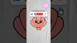 How to Draw a sea shells Easy #howtodraw #drawingforkids #artforkids #easydrawing #seashells