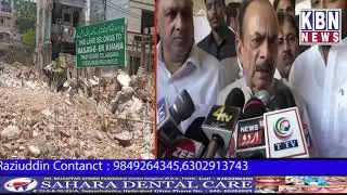 Mahmood Ali Home Minister Statement on demolished of Masjid Ek Khana Amberpet by GHMC