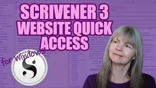 Scrivener 3 for Windows: How to Bookmark Websites Within Scrivener