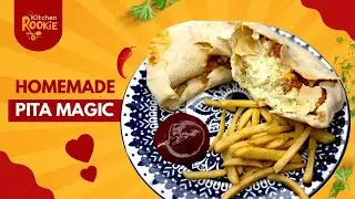 Pita Sandwich with Homemade Pita Bread Recipe by Kitchen Rookie