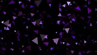 Triangle Motion Background, Triangle Animation, Triangle Overlay, Triangle Motion Graphics  - FBD #2