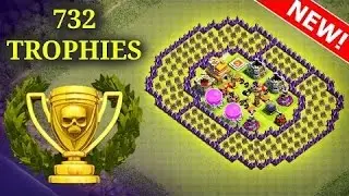 Clash Of Clans Trophy Base Town Hall 7 - 2017 Best Defense Base