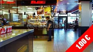 Food Court Rush &ndash; Urban Dining Motion Blur | HD Stock Footage
