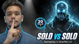 Solo vs solo gameplay in Scarfall 2.0 Battle Royale Game  20 kills 