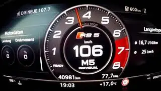 Audi RS5-R ABT Acceleration 0 - 100 km/h [ 2.9 V6 Biturbo | 530 HP ]