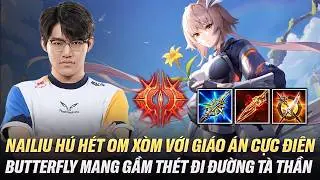 Nailiu H&uacute; H&eacute;t Om X&ograve;m Với Gi&aacute;o &Aacute;n Cực Đi&ecirc;n Butterfly Cầm Gầm Th&eacute;t Đi Đường T&agrave; Thần Tr&ecirc;n Đấu Đỉnh Cao