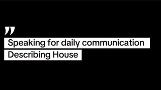 Speaking for daily communication- Describing House 