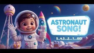 Astronaut Song 🚀 | 5-4-3-2-1 Countdown | Space Song for Kids | Preschool Music