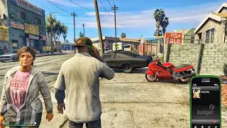 Gta V Enchanted - Franklin Bought a Luxury Super Bike and Called His Best Friend Michael