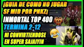 😂PNKZ SIN MIEDO AL EXITO, DECIDE IR MID CON SF EN MEDALLA INMORTAL TOP 400, DOTA 2