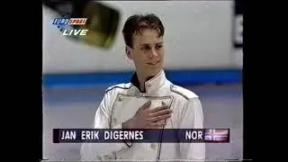 Jan Erik Digernes NOR - 1995 European Figure Skating Championships Free Skate