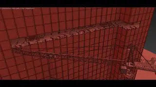 3D Crane Collapse Animation Works