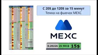 100$ за 15 минут на темке MEXC, сбор спреда на DOGE