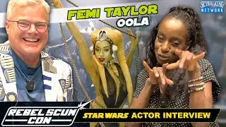 Oola Unleashed! Femi Taylor Interview - this Twi’lek has claws! | REBEL SCUM CON 2025