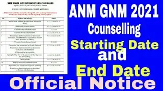 Anm and Gnm Counselling date// Anm Gnm 2021 e counselling