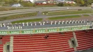 Flying GoPro: Guldf&aring;geln Arena i Kalmar. DJI Phantom 2