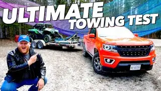 Pulling Big Trailers With a Small Chevy! - 2020 Colorado MEGA Towing & MPG Test