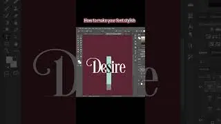 CorelDRAW and Photoshop tutorial how to get stylish fonts #graphicdesign #photoshoptutorial