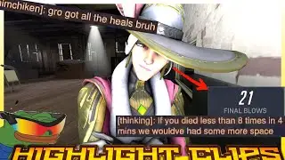 ASHE IS BROKEN: лучшие моменты клипа (Overwatch 2: токсичные моменты)