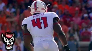 NC State LB Isaiah Moore Top Plays 2018