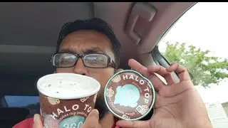 Halo Top Vegan Protein Ice Cream Taste Test/Review ASMR Mukbang | IIFYM Bulking | Only 360 Calories