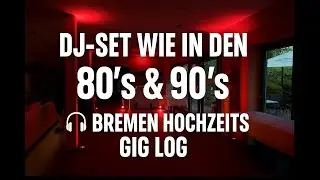 DJ HOCHZEITS GIG LOG IN BREMEN – Retro Vibes & gute Laune  – Hochzeit im 80er/90er Stil 🎉