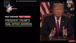 Fact checking president trump Oval Office address