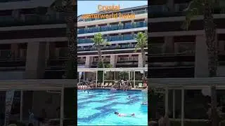crystal waterworld hotel #tatil #hotel #pool