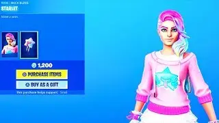Fortnite *NEW* STARLIE SKIN..! (ITEM SHOP Showcase) Fortnite Battle Royale