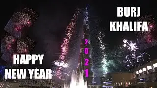 NEW YEAR 2021 | BURJ KHALIFA DOWNTOWN FIREWORKS | NEW YEAR CELEBRATIONS DUBAI 2021 #SHORTS | UAE