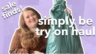 SIMPLY BE PLUS SIZE TRY ON HAUL | sale clothing and wide fit shoes! 2021