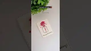 Handmade card for your loved ones | easy gift card ideas #diy #craft #handmade #giftideas #couple