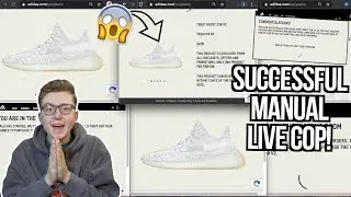 SUCCESSFUL Adidas Yeezy REFLECTIVE Yeshaya 350 V2 Manual Live Cop! | FINALLY SECURED!