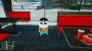 GTA 5 FRANKLIN VS SHINCHAN FIGHT FUNNY 😁 #gta5 