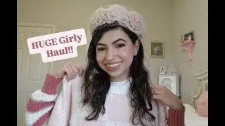 HUGE Girly Haul! Clothing try on, books, and more!