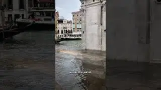 Discover why Venice is literally sinking #VeniceSinking #VeniceFloods #ClimateImpact #Shorts #Reels