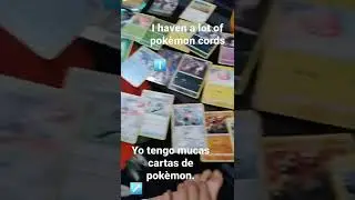 tengo muchas cartas de pok&egrave;mon  me con funding en el video sorry😆
